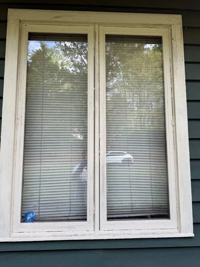 Window before cleaning